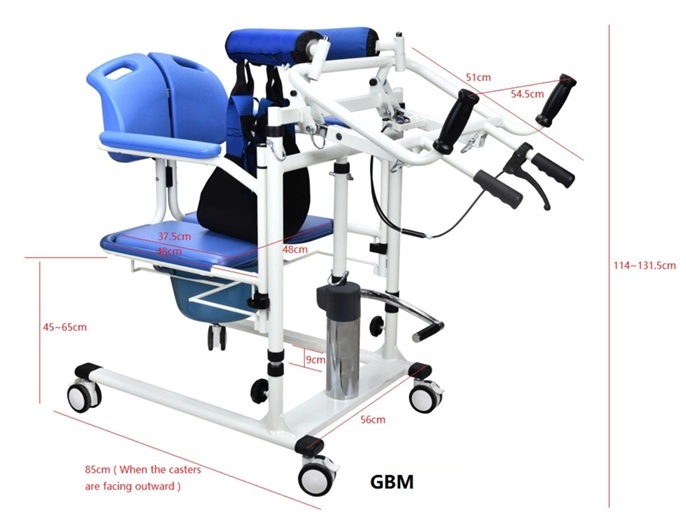 Xe lăn nâng hạ bệnh nhân GBM NEW 2026